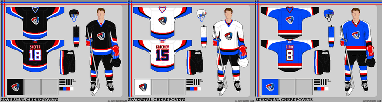 Severstal Cherepovets HockeyJerseyConcepts Erics KHL ReDesign Part VIand more