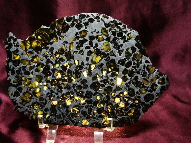 Seymchan (meteorite) Seymchan Pallasite Meteorite Slice 1663gms