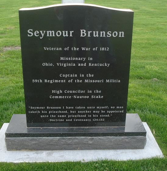Seymour Brunson Seymour Brunson 1798 1840 Find A Grave Memorial