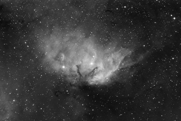 Sh2-101 Sh2101 The Tulip Nebula Ha Filtered