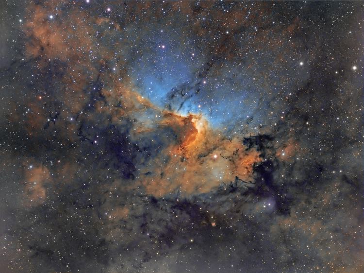 Sh2-155 Sh2155 Cave Nebula in HST Imaging Deep Sky Stargazers Lounge