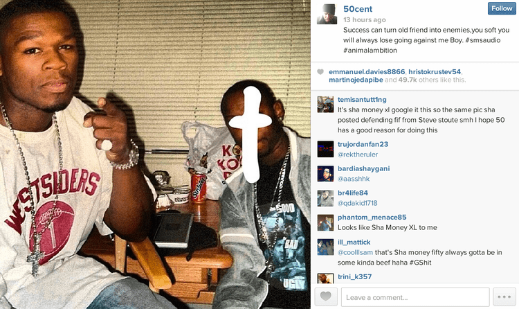 Sha Money XL 50 Cent Calls Sha Money XL Soft Crosses Him Out Of