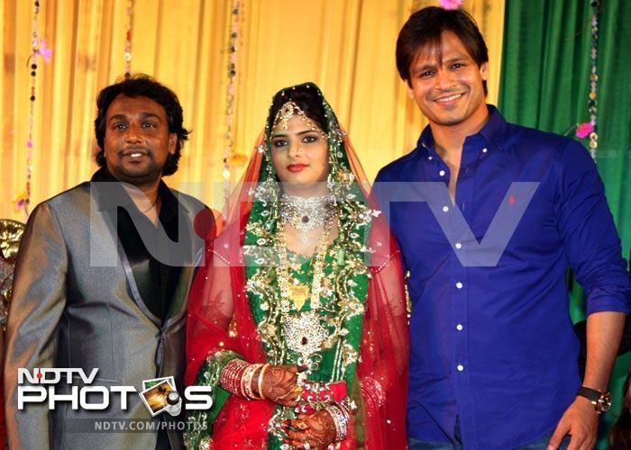 Shabbir Ahmed (lyricist) Celebs at lyricist Shabbir Ahmeds wedding reception