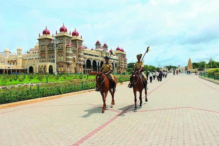 Shades of Ash movie scenes Cavalry men at the Mysore Palace Varun Sreenivasan