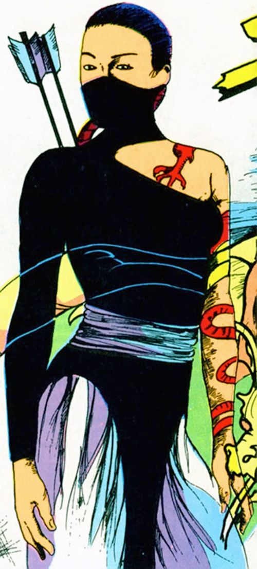 Shado (comics) Shado Green Arrow character DC Comics Character Profile