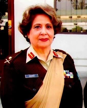Shahida Malik Aamna Hassan Fasihi on Twitter First female General of Pakistan
