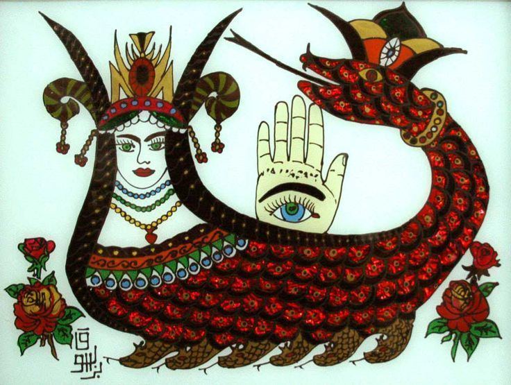 Shahmaran Contemporary depiction of Kurdish mother goddess Shahmaran Mother