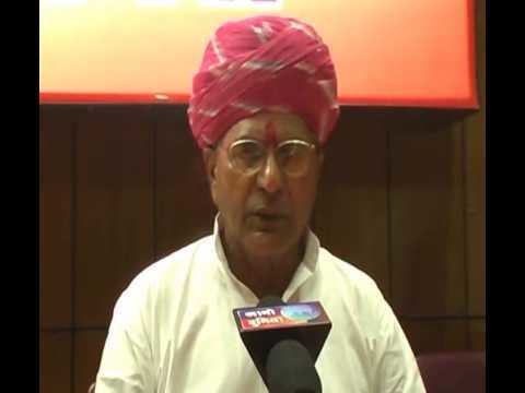 Shambhu Singh BJP welcomed Shambhu Singh Khetasar back into the party YouTube