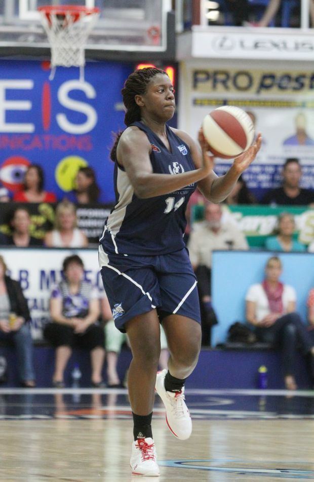 Shanavia Dowdell Cyclones player Shanavia Dowdell in the pre season basketball game