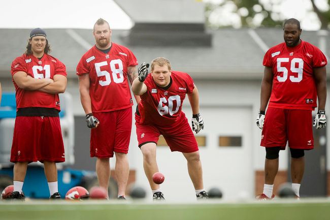 Shane Bergman Calgary Stampeders lineman Shane Bergman impressing Stampeders