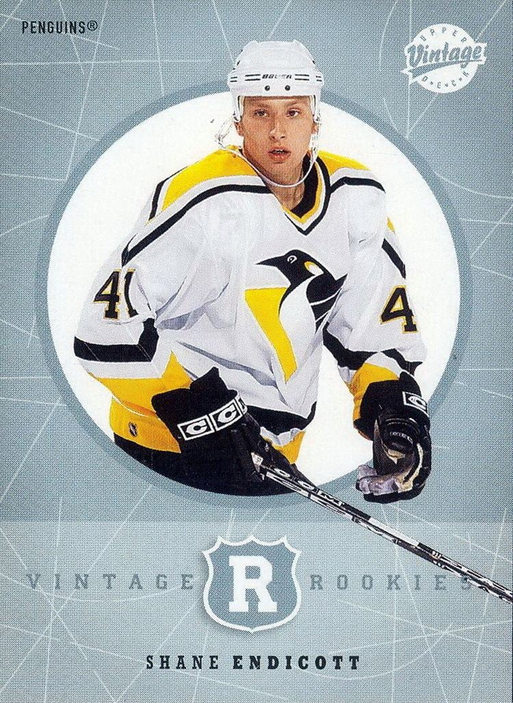 Shane Endicott Shane Endicott Players cards since 2001 2003 penguinshockey