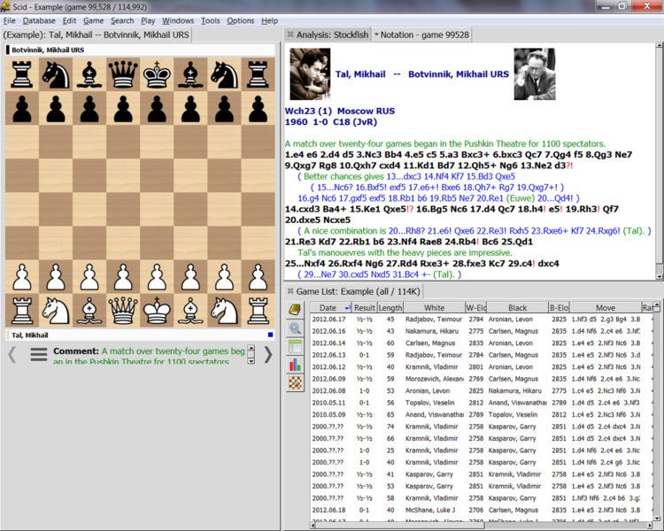 Shane's Chess Information Database