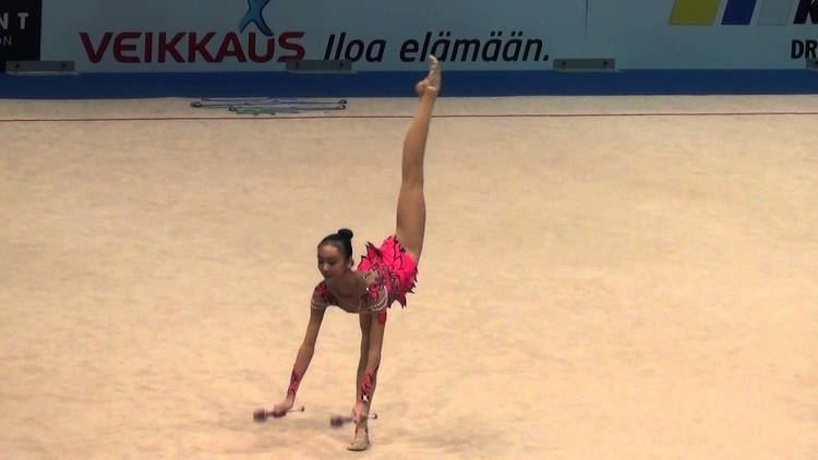 Shang Rong (rhythmic gymnast) Rong Shang CHN clubs Espoo World Cup 2016 YouTube