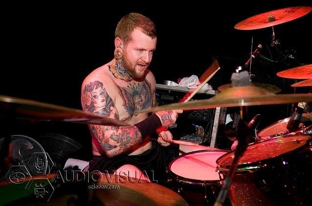 Shannon Lucas fyeahdrummers Shannon Lucas of The Black Dahlia Murder