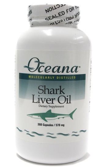 Shark liver oil Oceana Deep Sea Shark Liver Oil Economy size 360 Capsules