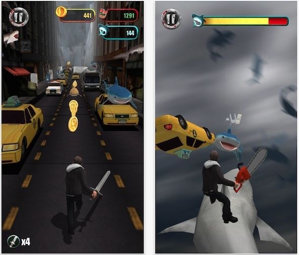Sharknado: The Video Game Sharknado The Video Game attacks the App Store
