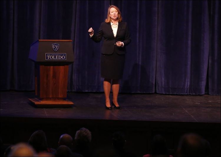Sharon Gaber UT presidential candidate touts her record during forum on