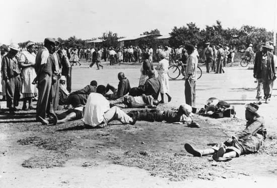 Sharpeville massacre Sharpeville massacre South African history 1960 Britannicacom
