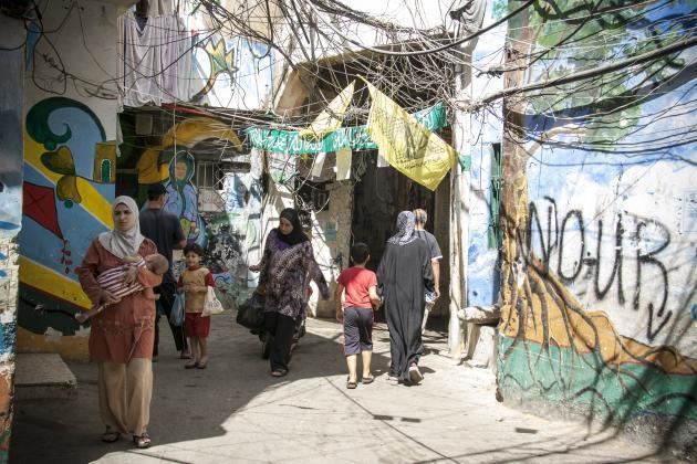 Shatila refugee camp The Shatila refugee camp in Beirut overwhelmed and under strain