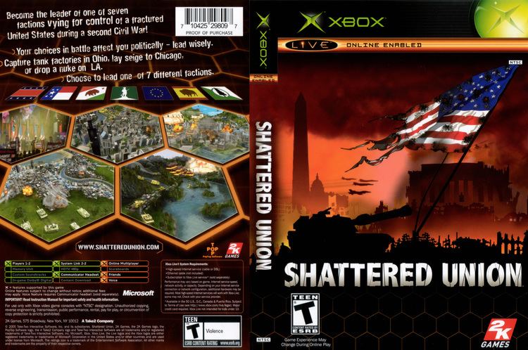 Shattered Union Shattered Union Cover Download Microsoft Xbox Covers The Iso Zone