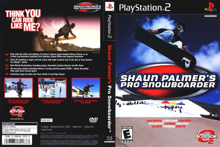 Shaun Palmer's Pro Snowboarder Shaun Palmers Pro Snowboarder Cover Download Sony Playstation 2
