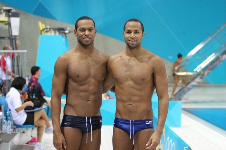 Shaune Fraser Shaune and Brett Fraser Cayman Olympic Team London 2012
