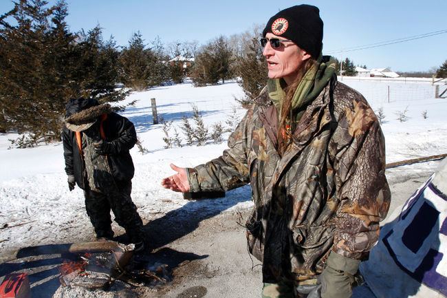 Shawn Brant Rail blockade leads to arrests The Belleville Intelligencer