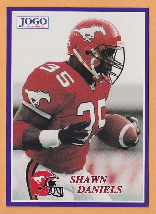 Shawn Daniels (Canadian football) Shawn Daniels CFL card 1995 Jogo 240 Calgary Stampeders Bowling
