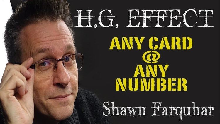 Shawn Farquhar HG Effect ACAAN Shawn Farquhar YouTube