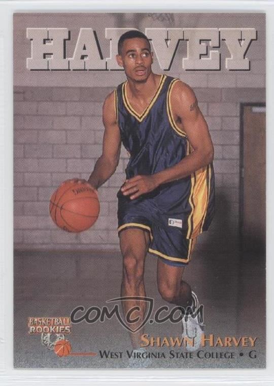 Shawn Harvey (basketball) 1996 Score Board Basketball Rookies Base 54 Shawn Harvey