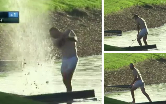 Shawn Stefani Nearlynaked golfer Shawn Stefani in troubled waters at Honda Classic