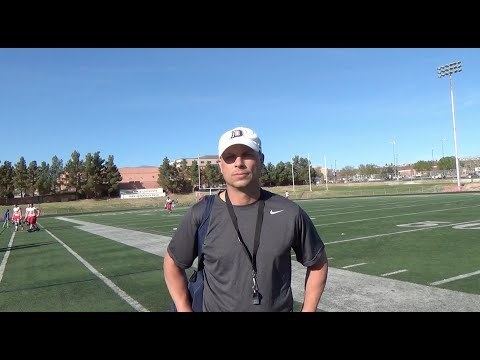 Shay McClure Dixie State Head Coach Shay McClure Spring Football Day 1 Recap