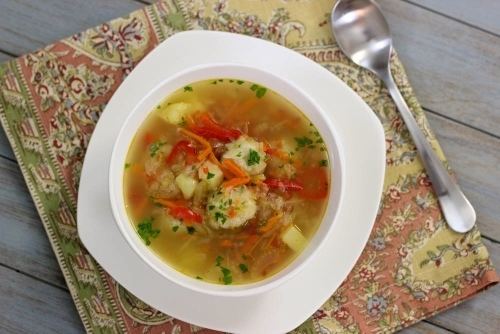 Shchi Shchi Russian Cabbage Soup With Meatballs Olga39s Flavor Factory