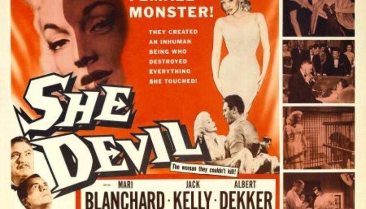 She Devil (1957 film) Bills Bizarre Bijou SHE DEVIL 1957 Cinema Knife Fight