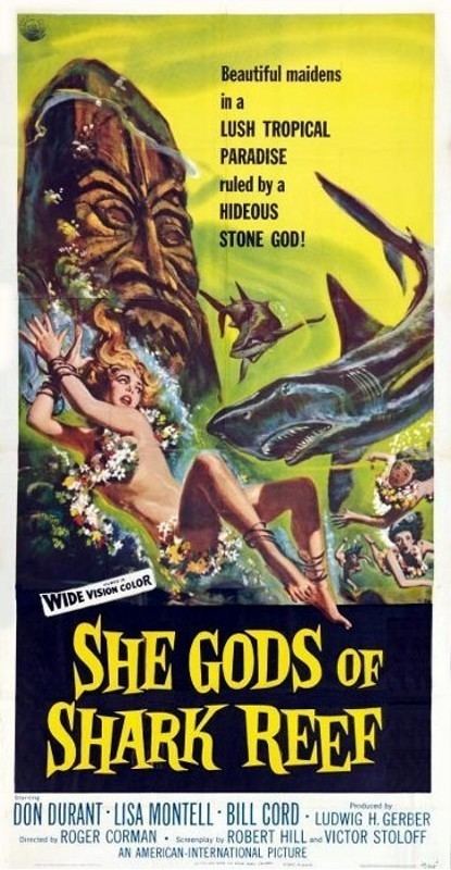 She Gods of Shark Reef She Gods of Shark Reef 1958 3B Theater Poster Archive