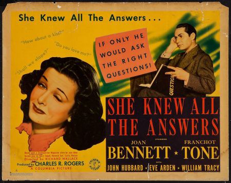 She Knew All the Answers She Knew All the Answers 1941