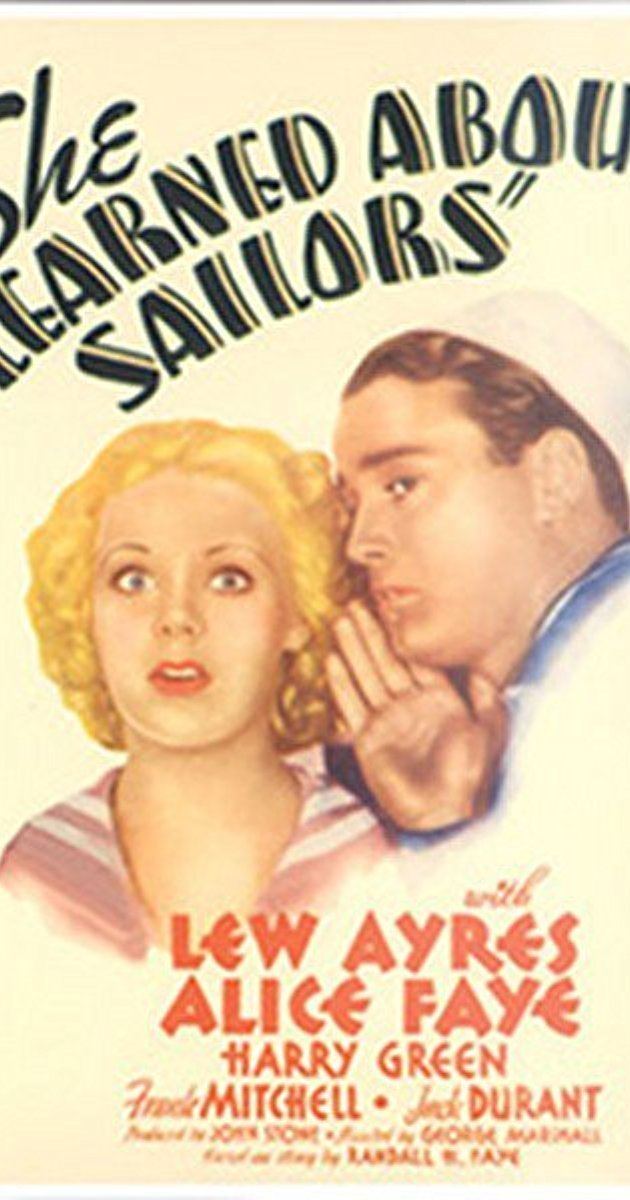 She Learned About Sailors She Learned About Sailors 1934 IMDb