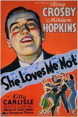 She Loves Me Not (1918 film) She Loves Me Not 1934 film Wikipedia