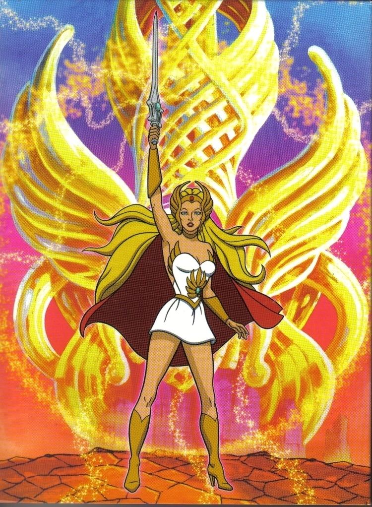 She-Ra VINTAGE 80s METAL TV SERVING TRAY SHERA PRINCESS ADORA PRINCESS OF