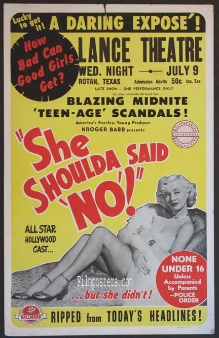 She Shoulda Said No! She Shoulda Said No 1949 Herb Museum