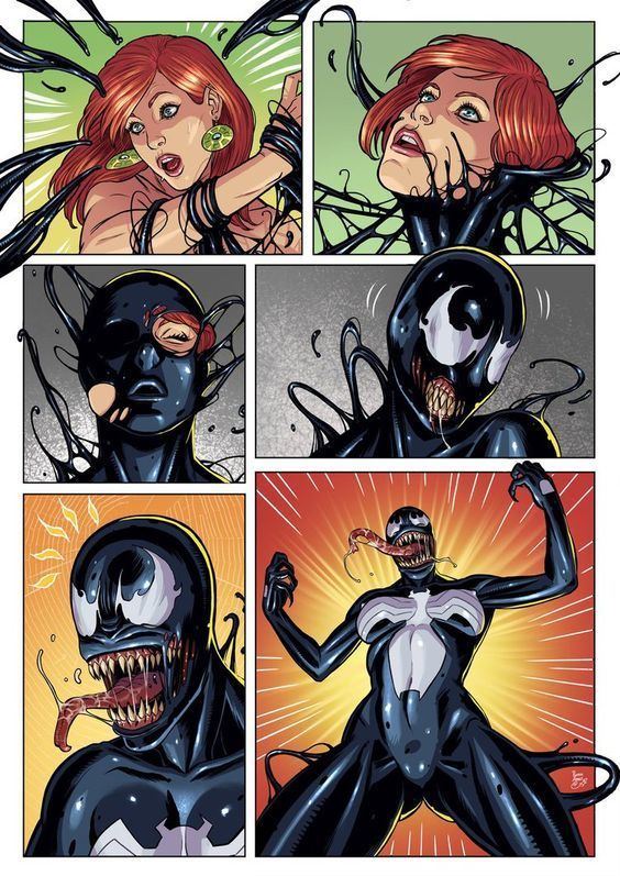 She-Venom She Venom Transformation Commission by Messier61 VENOM