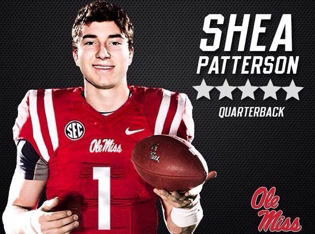 Shea Patterson Fivestar QB Patterson paves way for Ole Miss future The Rebel