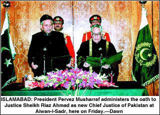 Sheikh Riaz Ahmad ExChief Justice Sheikh Riaz Ahmad Most corrupt judge in Pakistans