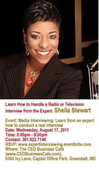 Sheila Stewart CEO Business Cafe Media Guru Shares Radio and TV Interviewing Tips