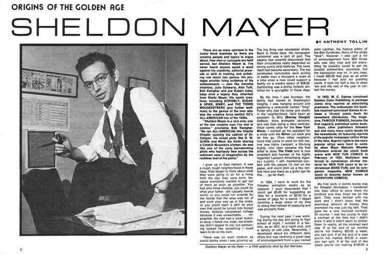 Sheldon Mayer Pappy39s Golden Age Comics Blogzine