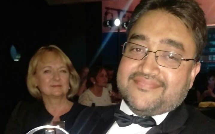 Shelim Hussain Shelim Hussain MBE Wins London South Entrepreneur of the Year Award