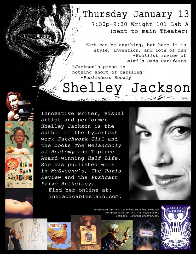 Shelley Jackson Humanities Institute Shelley Jackson Reading