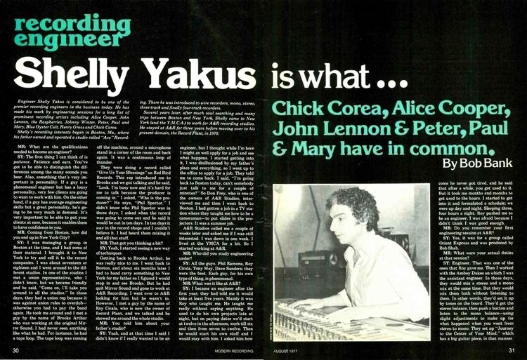 Shelly Yakus PRESS SHELLY YAKUS