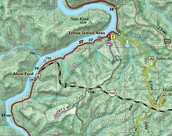 Sheltowee Trace Trail Sheltowee Trace Trail Map outrageGIS mapping