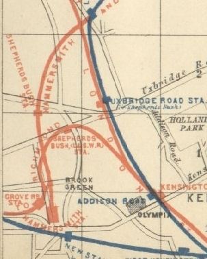 Shepherd's Bush railway station (1869-1916)